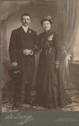 Trouwfoto Ytzen Karsjens Tamminga Jitciea de Vries