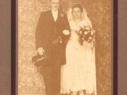 Huwelijk Jan Symen de Vries, broer Jitciea N14, en Trijntje Annema 